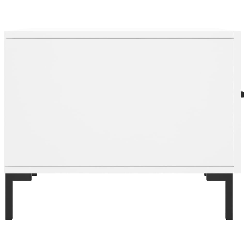 Table basse blanc 50x50x40 cm bois d'ingénierie Tables basses vidaXL   