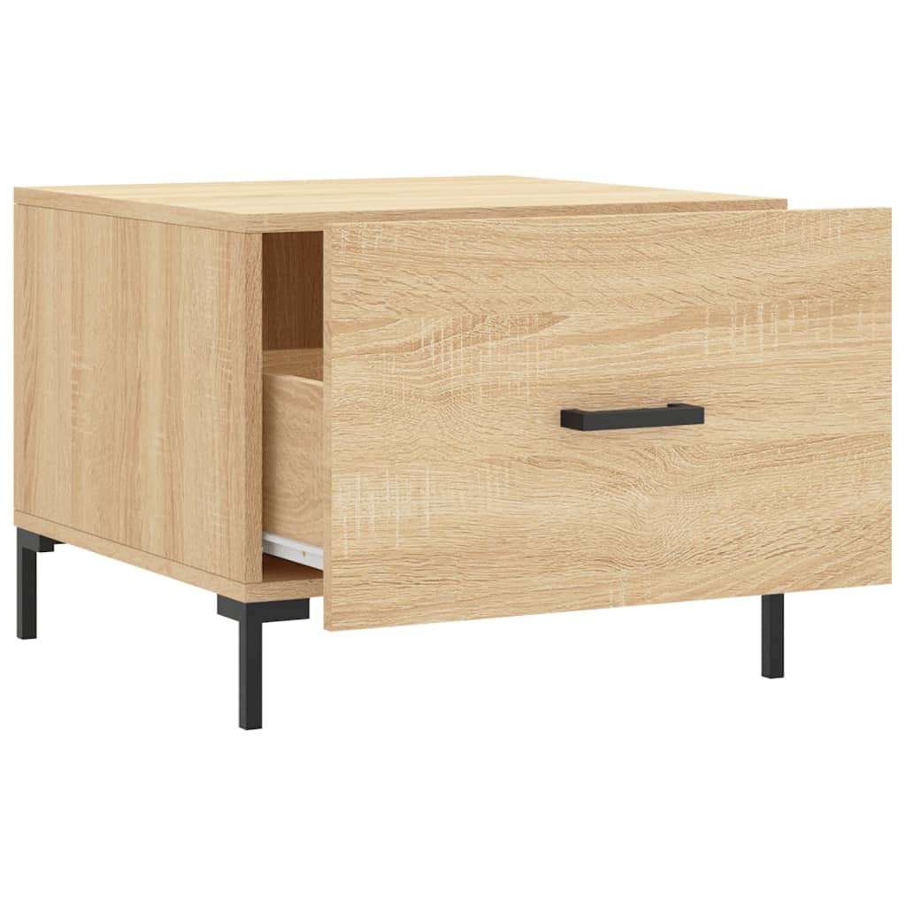 Table basse Chêne sonoma 50x50x40 cm Bois d'ingénierie Tables basses vidaXL   