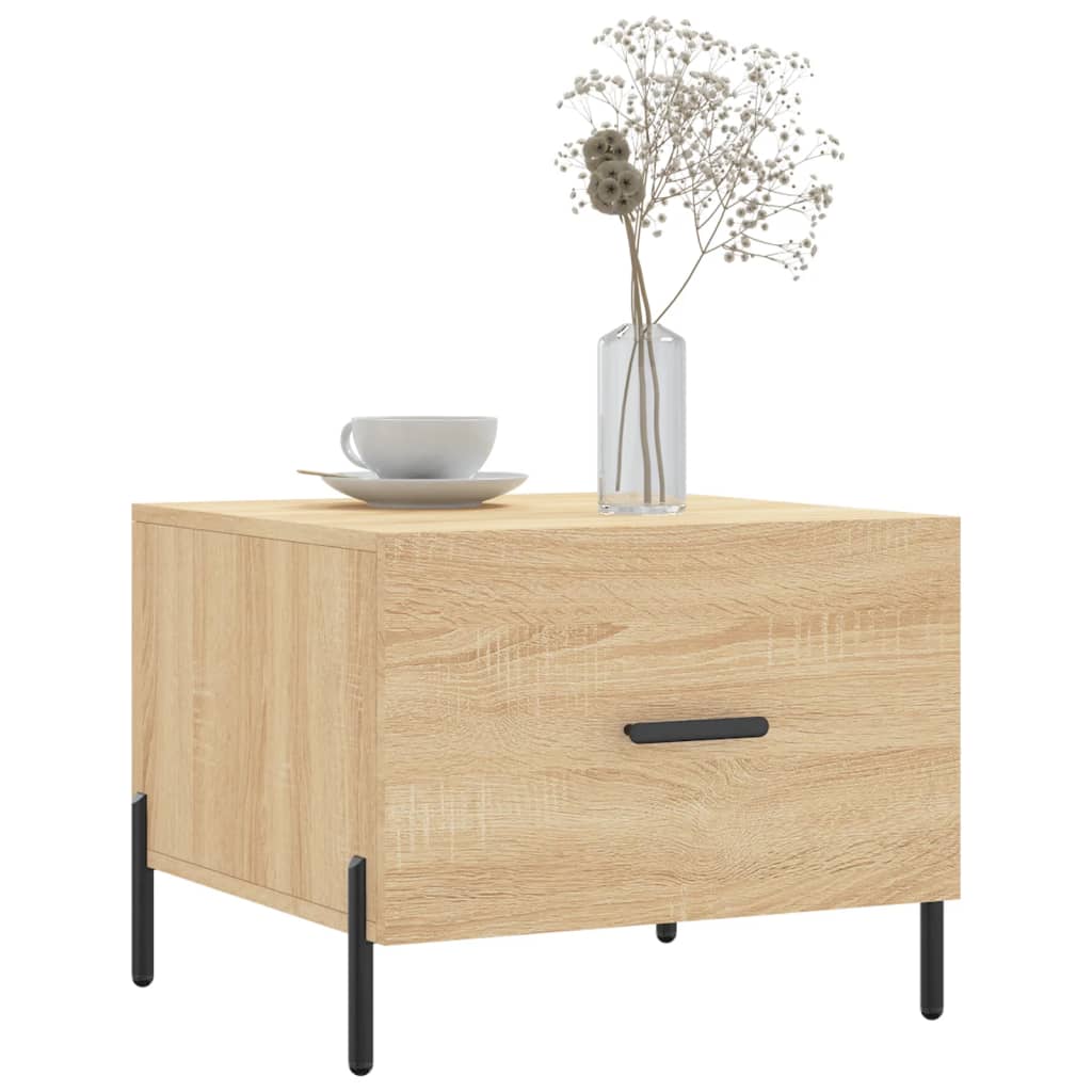 Tables basses 2 pcs chêne sonoma 50x50x40 cm bois d'ingénierie Tables basses vidaXL   