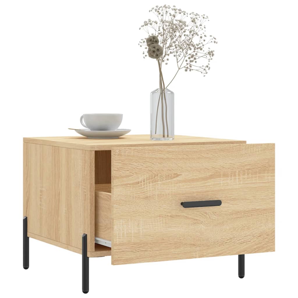 Tables basses 2 pcs chêne sonoma 50x50x40 cm bois d'ingénierie Tables basses vidaXL   