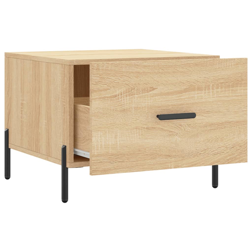 Tables basses 2 pcs chêne sonoma 50x50x40 cm bois d'ingénierie Tables basses vidaXL   