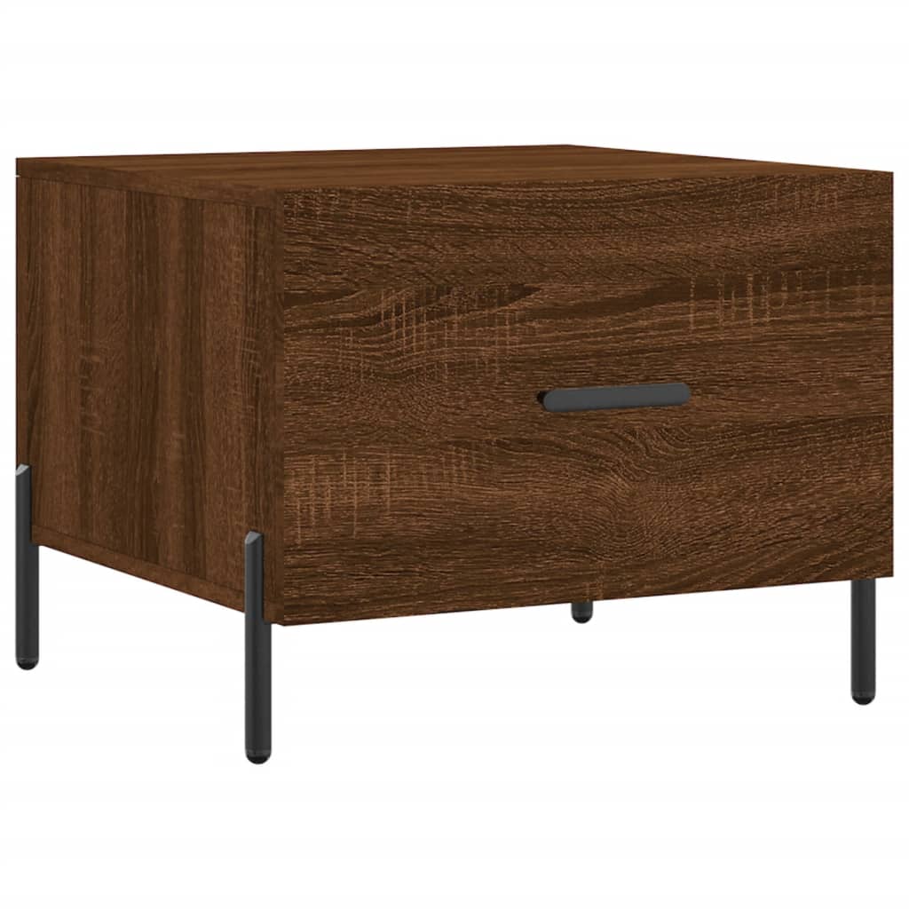 Tables basses 2 pcs chêne marron 50x50x40 cm bois d'ingénierie Tables basses vidaXL   