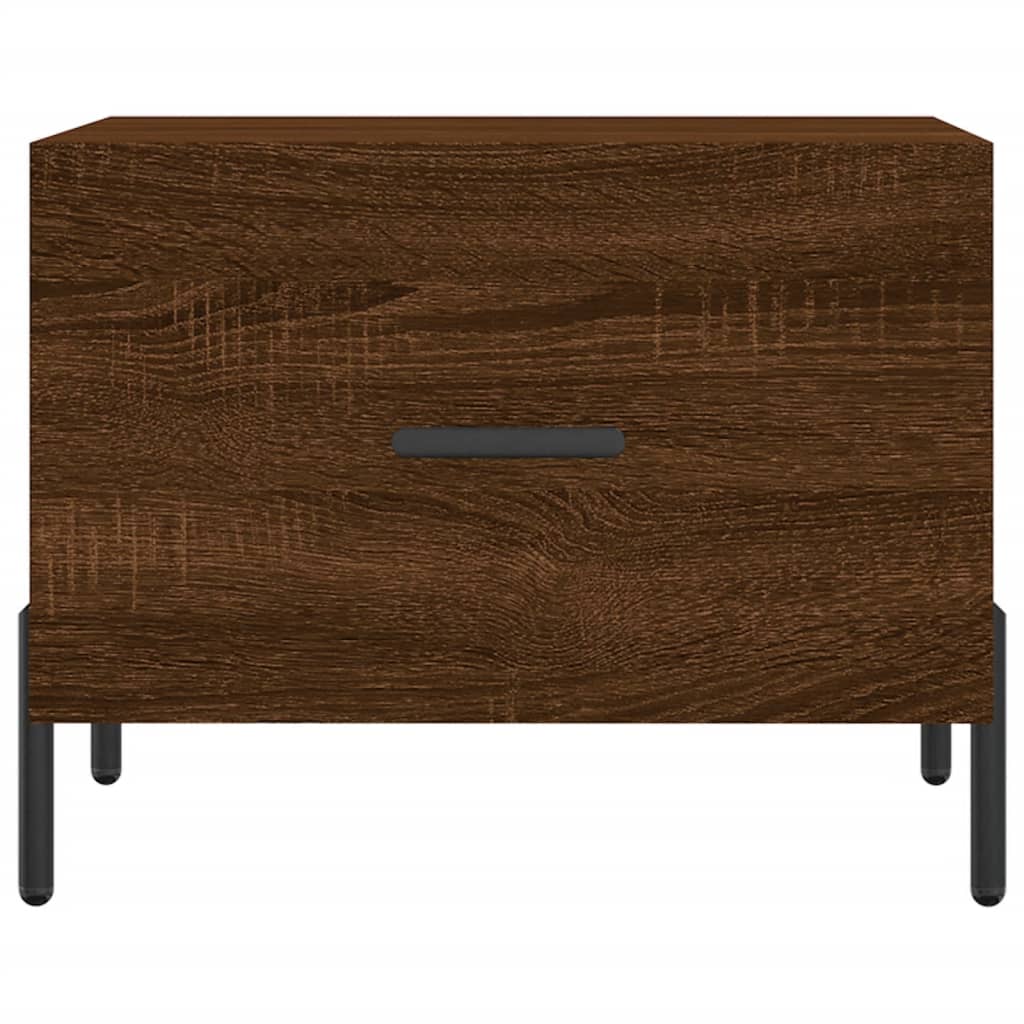 Tables basses 2 pcs chêne marron 50x50x40 cm bois d'ingénierie Tables basses vidaXL   