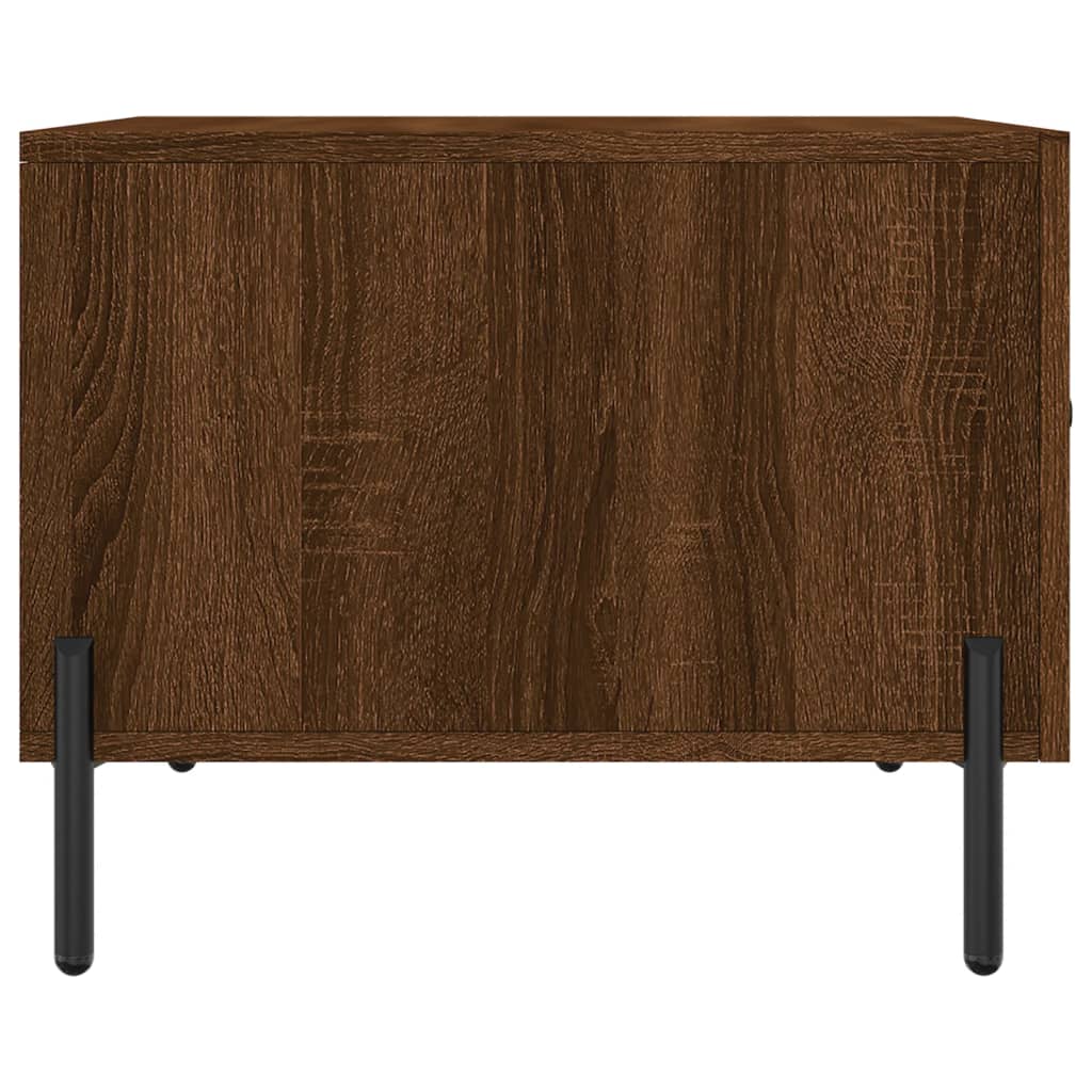 Tables basses 2 pcs chêne marron 50x50x40 cm bois d'ingénierie Tables basses vidaXL   