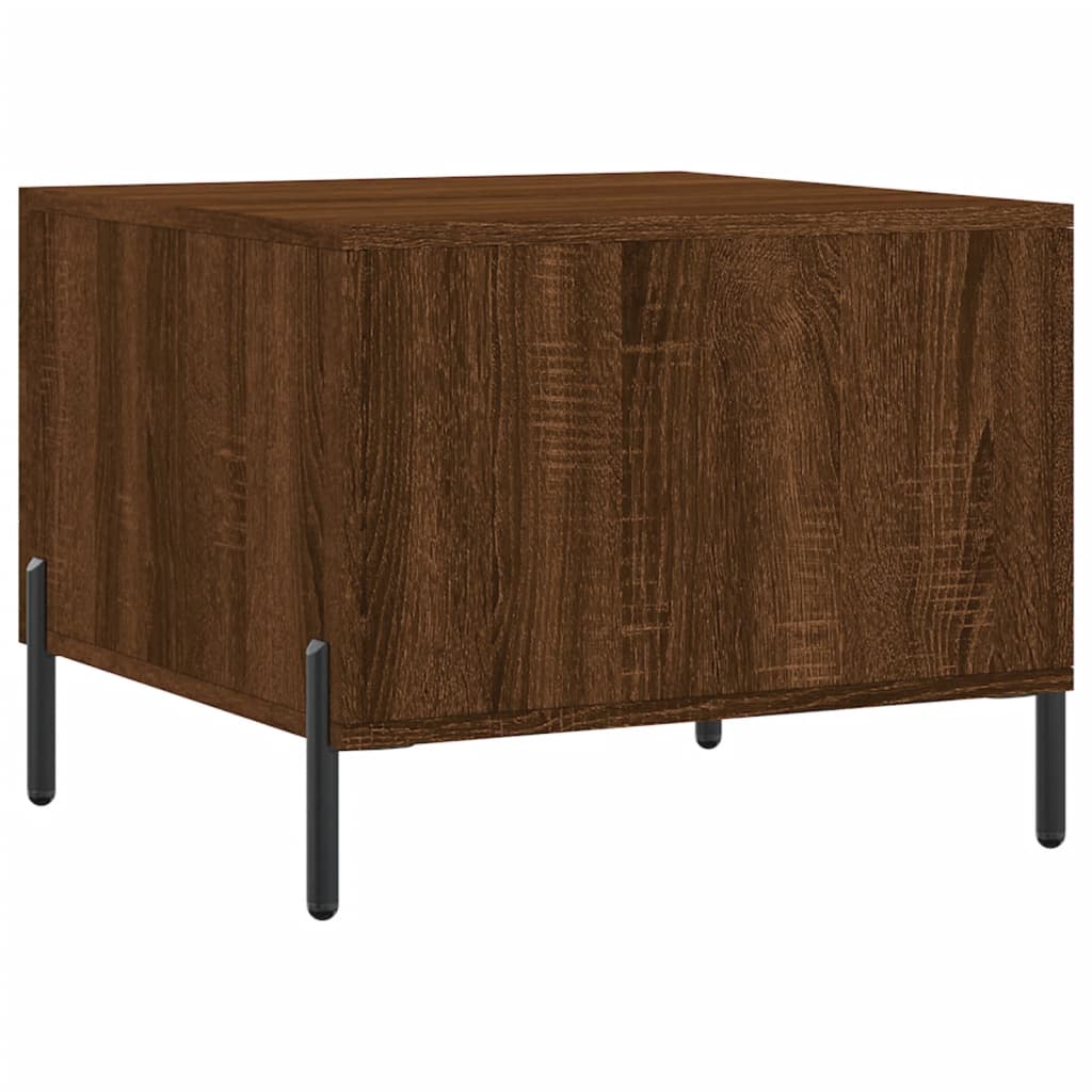 Tables basses 2 pcs chêne marron 50x50x40 cm bois d'ingénierie Tables basses vidaXL   