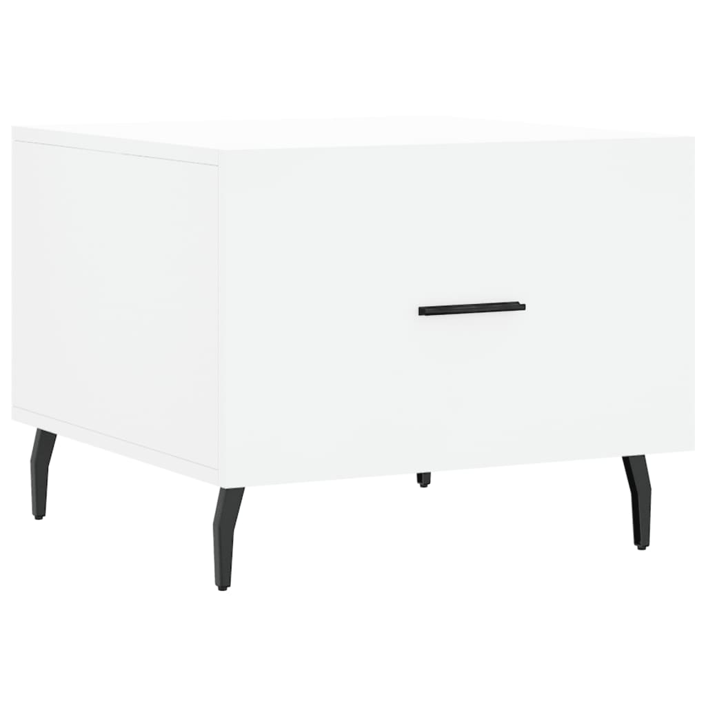 Tables basses 2 pcs blanc 50x50x40 cm bois d'ingénierie Tables basses vidaXL   