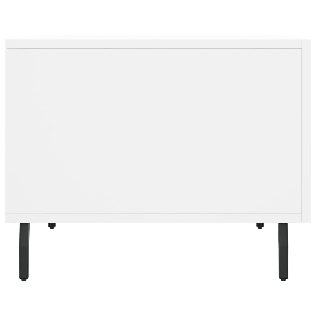 Tables basses 2 pcs blanc 50x50x40 cm bois d'ingénierie Tables basses vidaXL   
