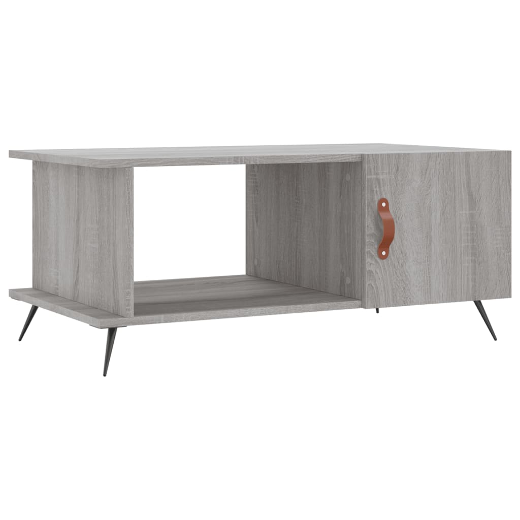 Table basse sonoma gris 90x50x40 cm bois d'ingénierie Tables basses vidaXL   