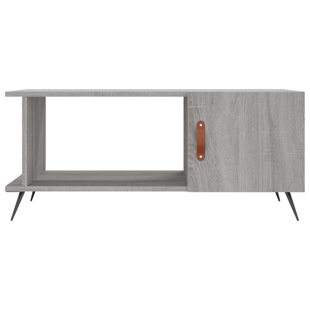 Table basse sonoma gris 90x50x40 cm bois d'ingénierie Tables basses vidaXL   