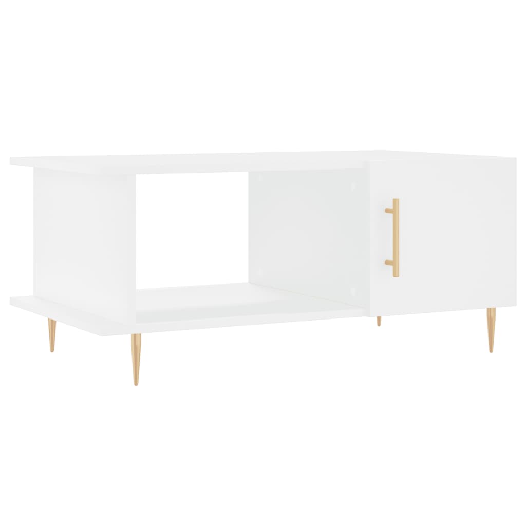 Table basse blanc 90x50x40 cm bois d'ingénierie Tables basses vidaXL   
