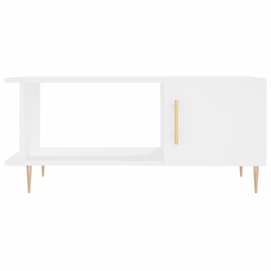 Table basse blanc 90x50x40 cm bois d'ingénierie Tables basses vidaXL   