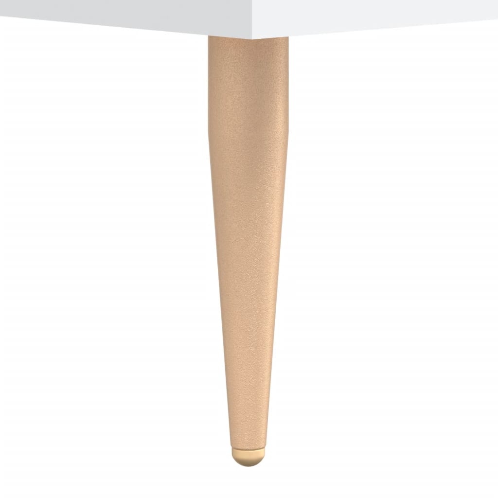 Table basse blanc 90x50x40 cm bois d'ingénierie Tables basses vidaXL   