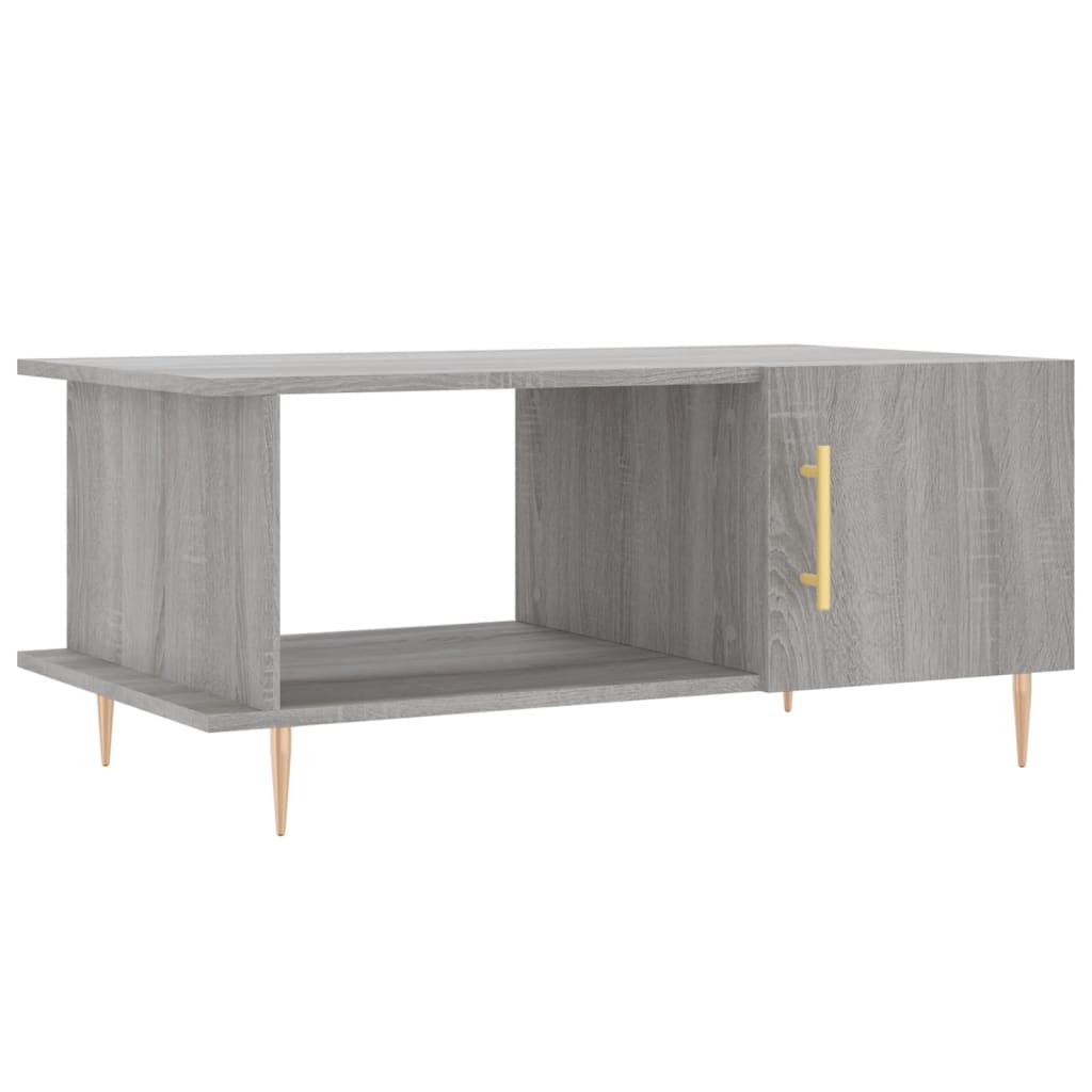 Table basse sonoma gris 90x50x40 cm bois d'ingénierie Tables basses vidaXL   