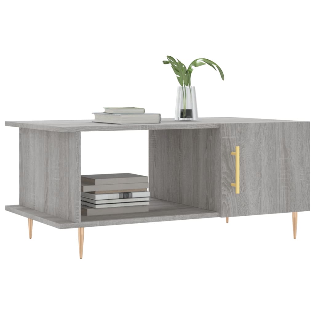 Table basse sonoma gris 90x50x40 cm bois d'ingénierie Tables basses vidaXL   
