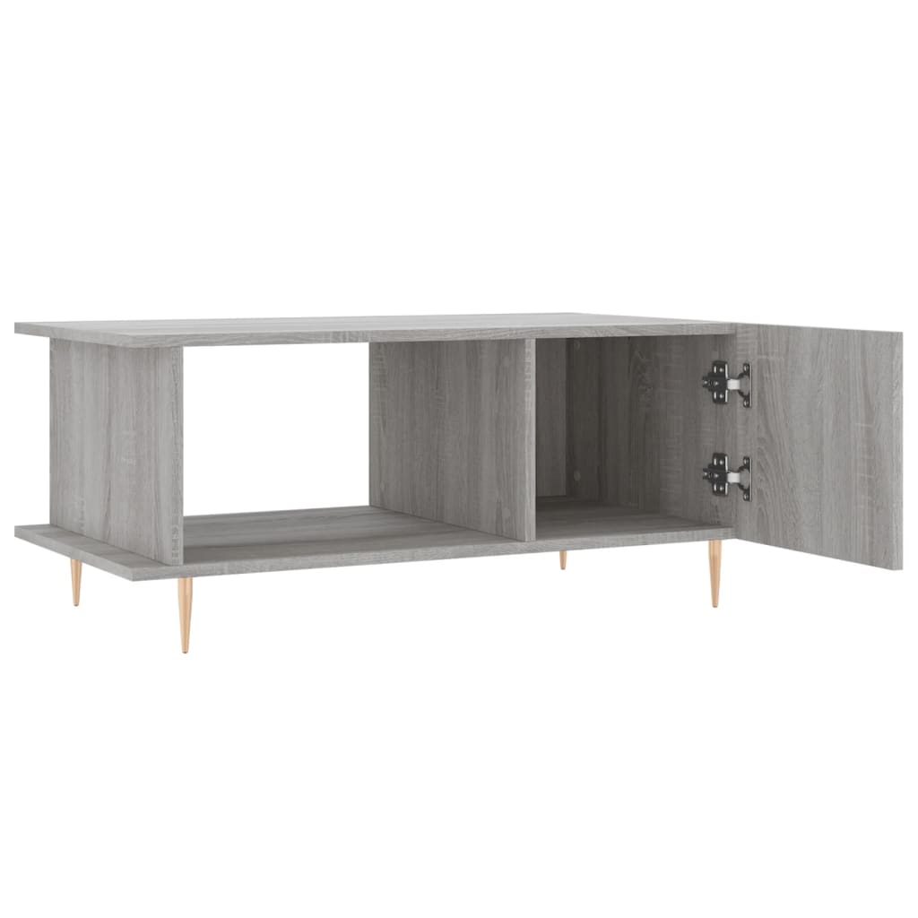 Table basse sonoma gris 90x50x40 cm bois d'ingénierie Tables basses vidaXL   