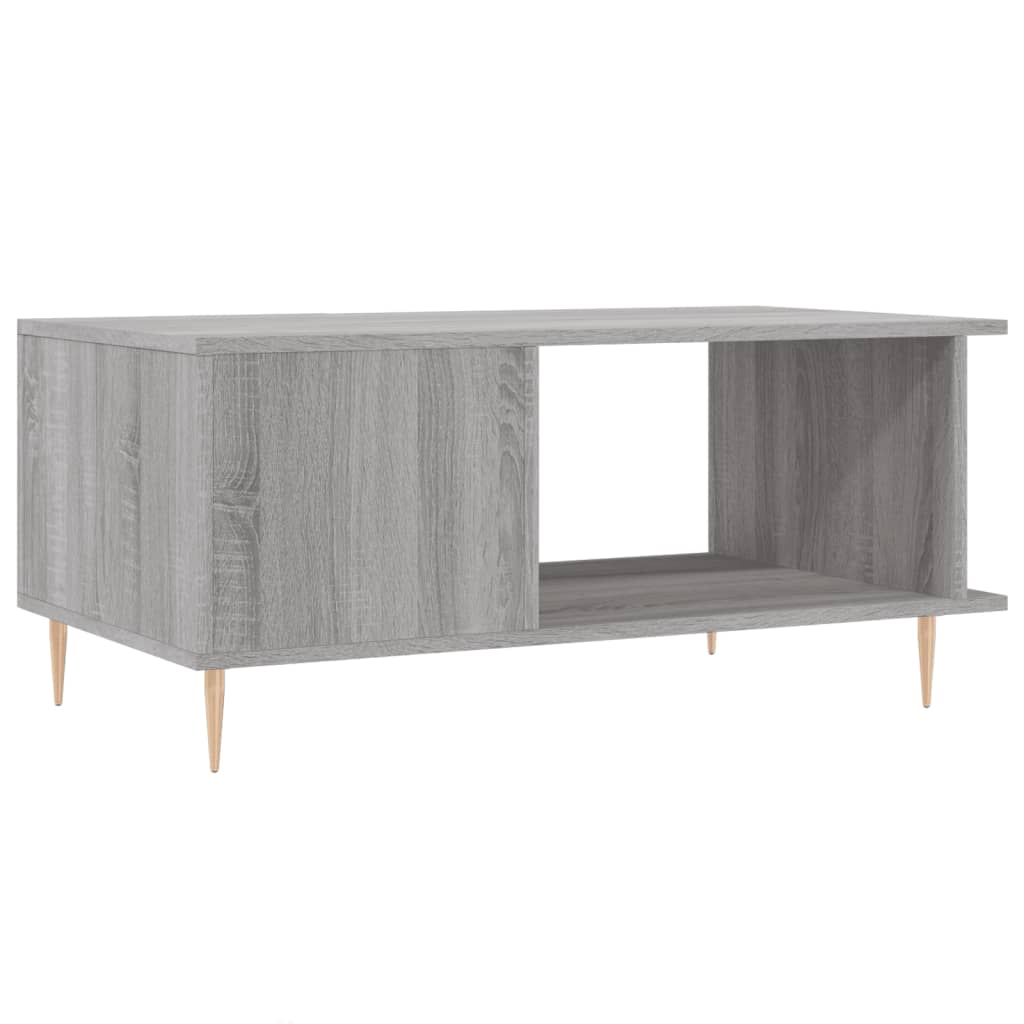 Table basse sonoma gris 90x50x40 cm bois d'ingénierie Tables basses vidaXL   