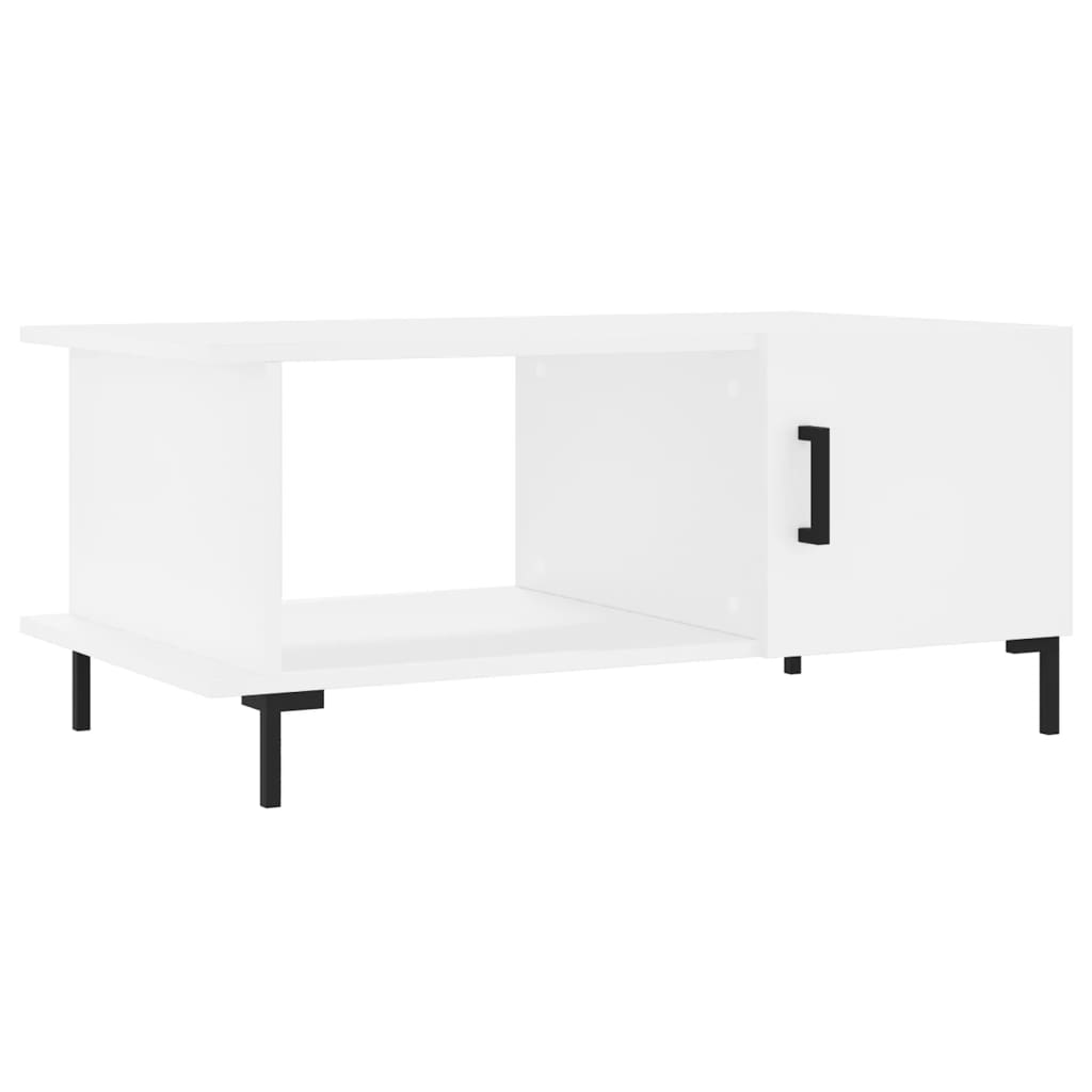 Table basse blanc 90x50x40 cm bois d'ingénierie Tables basses vidaXL   
