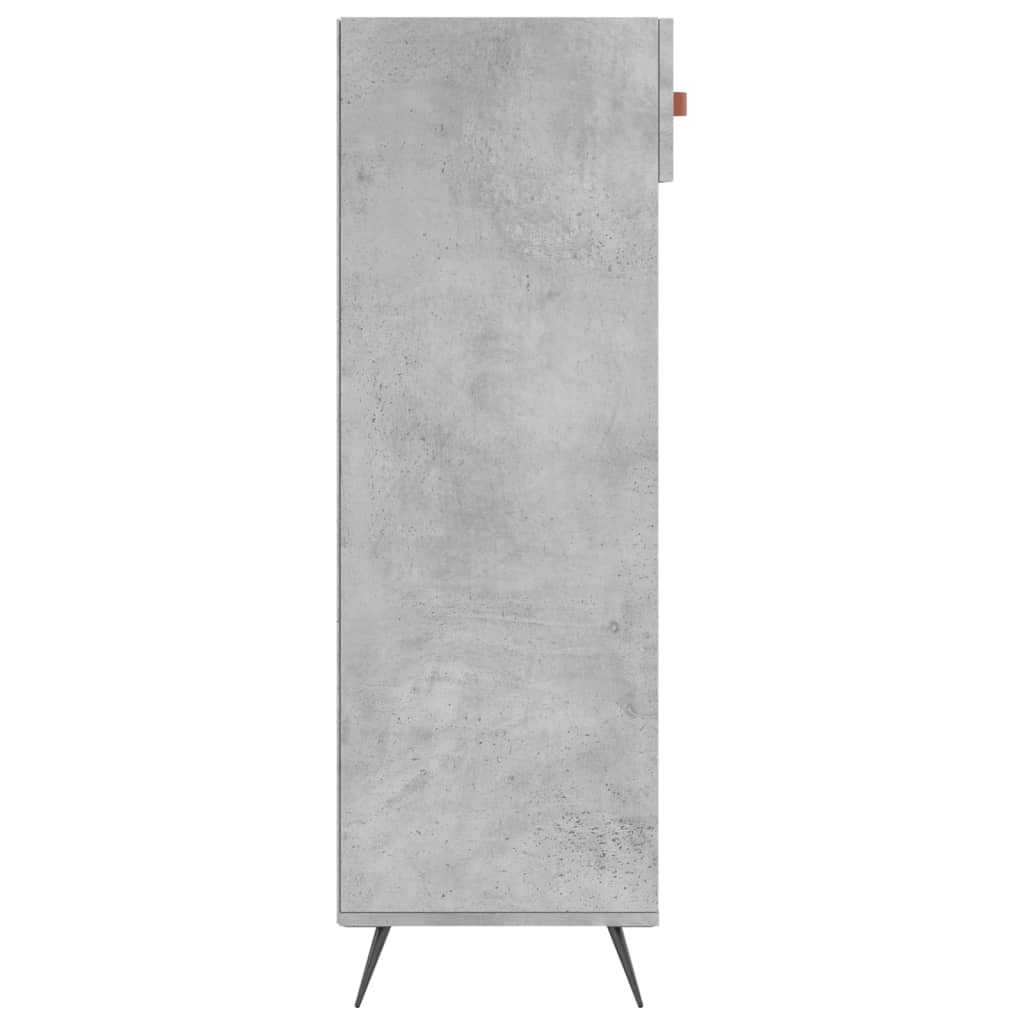 Armoire à chaussures gris béton 60x35x105 cm bois d'ingénierie Armoires & meubles de rangement vidaXL   