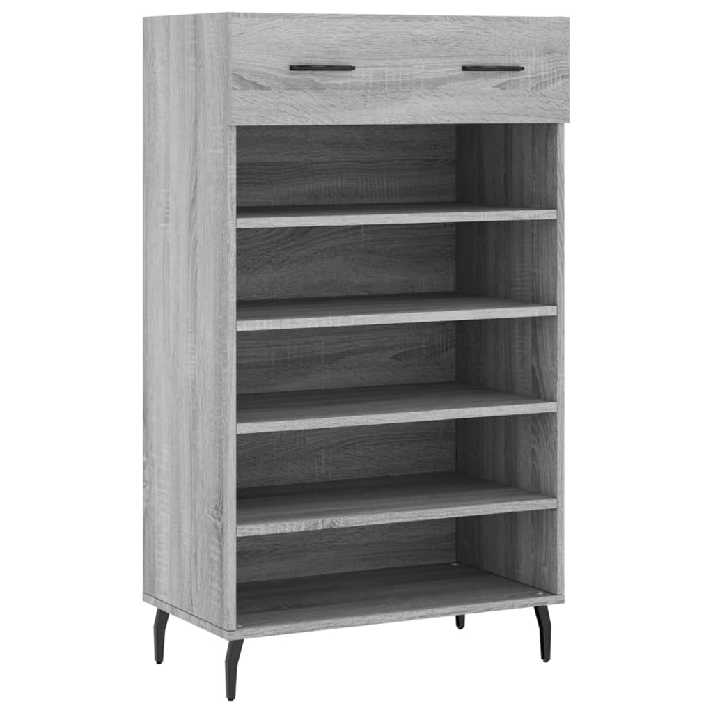 Armoire à chaussures sonoma gris 60x35x105 cm bois d'ingénierie Armoires & meubles de rangement vidaXL   