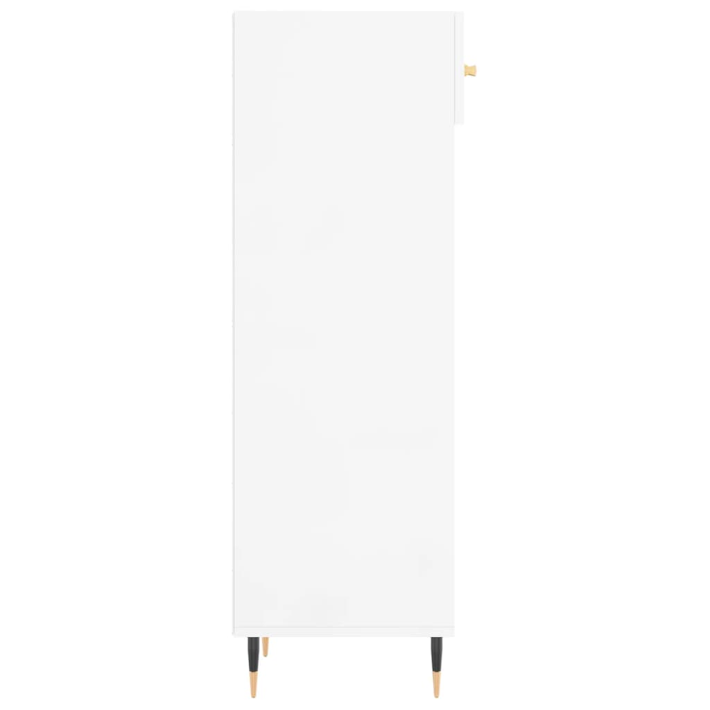 Armoire à chaussure Blanc brillant 30x35x105 cm Bois ingénierie Armoires & meubles de rangement vidaXL   