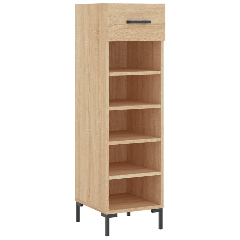 Armoire à chaussures chêne sonoma 30x35x105cm bois d'ingénierie Armoires & meubles de rangement vidaXL   