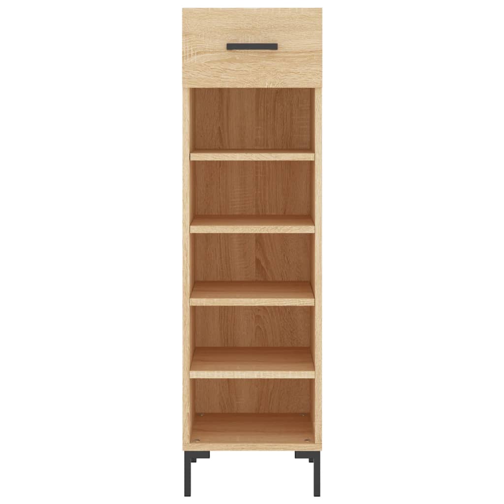 Armoire à chaussures chêne sonoma 30x35x105cm bois d'ingénierie Armoires & meubles de rangement vidaXL   
