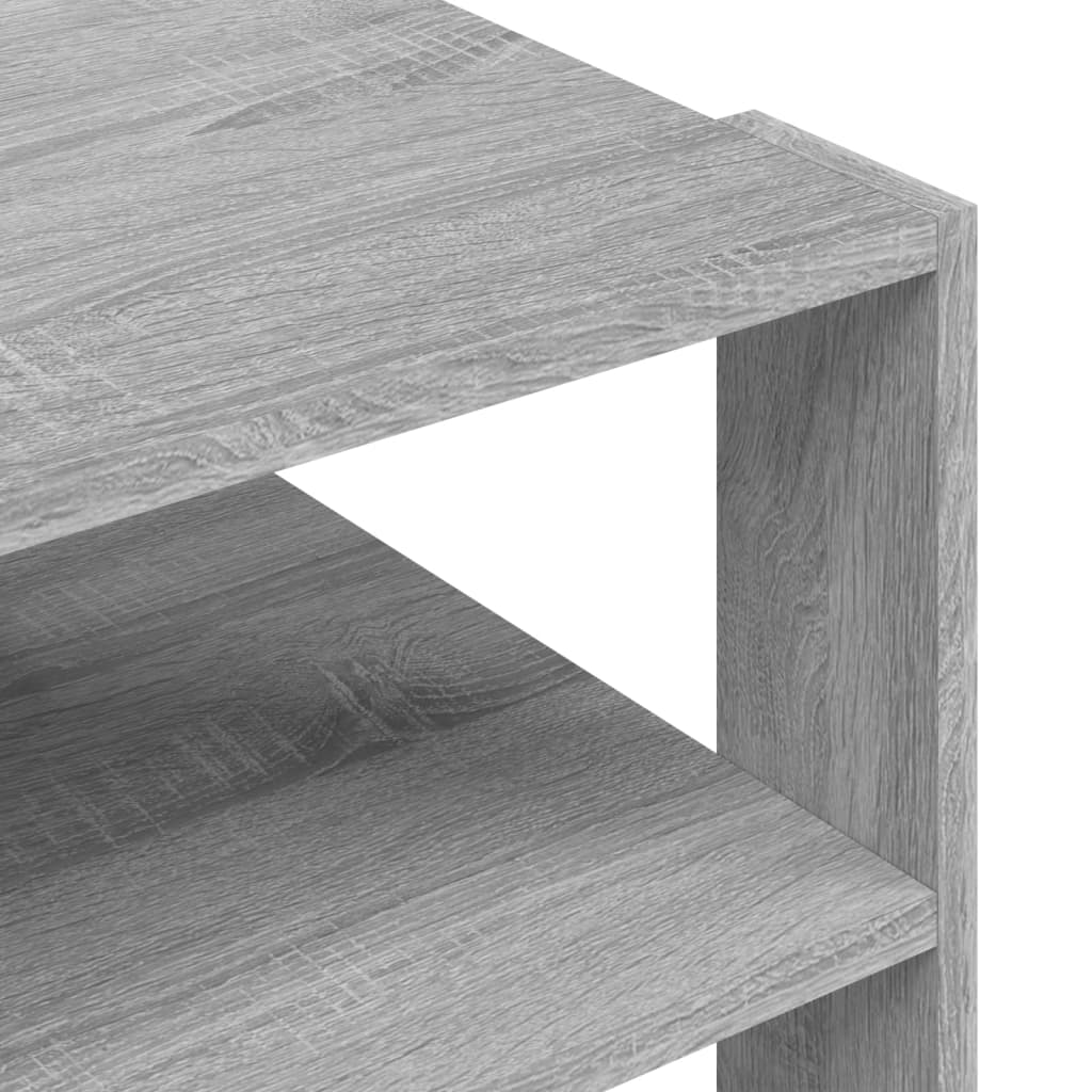 Table basse sonoma gris 59,5x59,5x40 cm bois d'ingénierie Tables basses vidaXL   