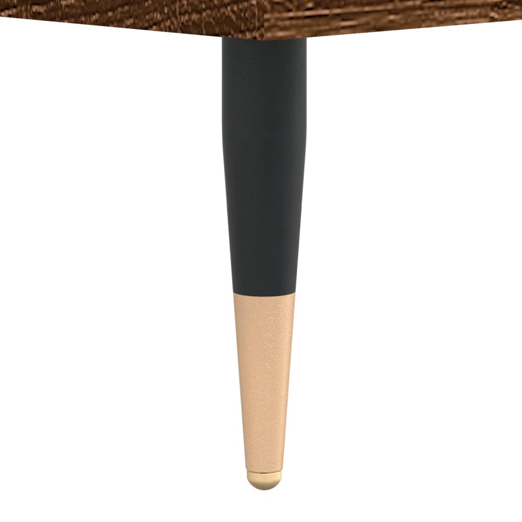 Table basse chêne marron 90x60x35 cm bois d'ingénierie Tables basses vidaXL   
