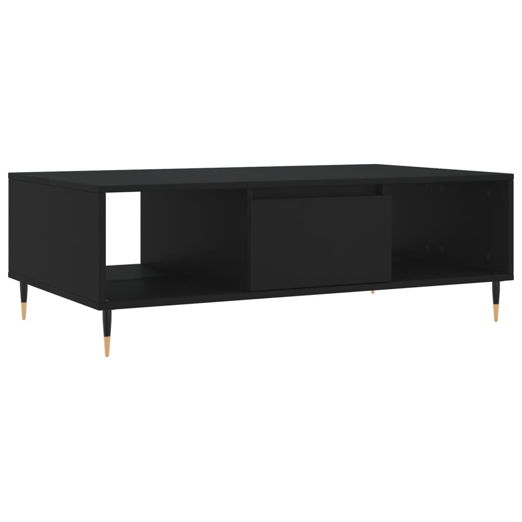 Table basse noir 104x60x35 cm bois d'ingénierie Tables basses vidaXL   