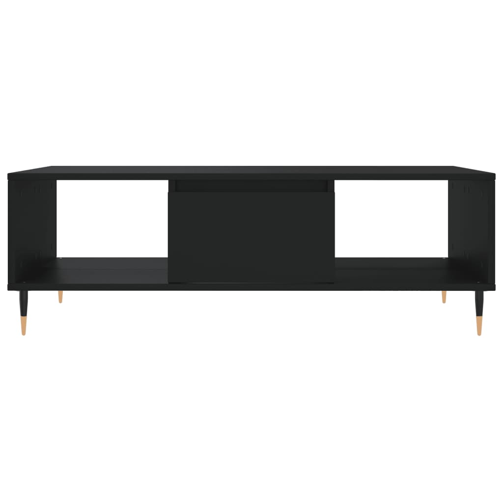 Table basse noir 104x60x35 cm bois d'ingénierie Tables basses vidaXL   