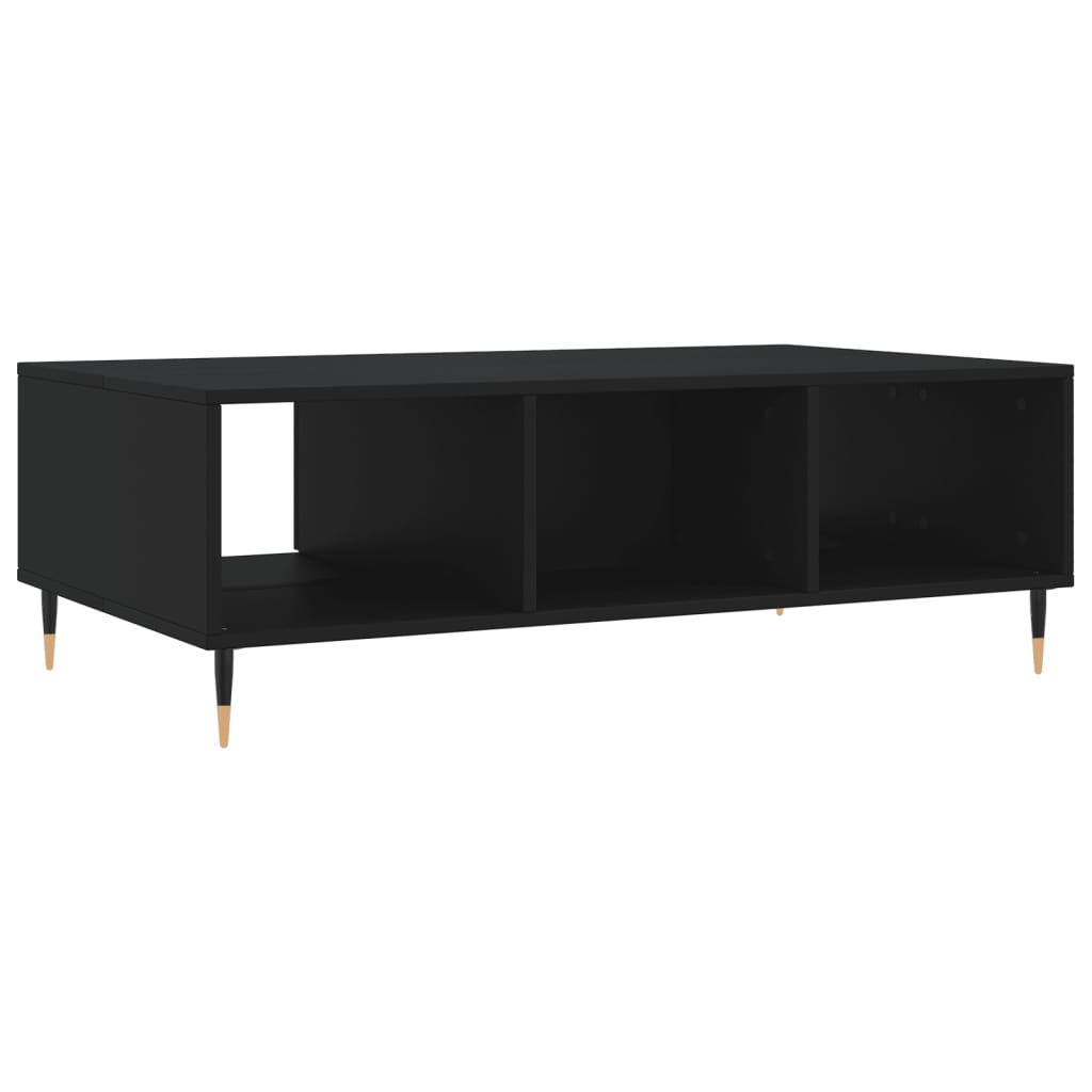 Table basse noir 104x60x35 cm bois d'ingénierie Tables basses vidaXL   