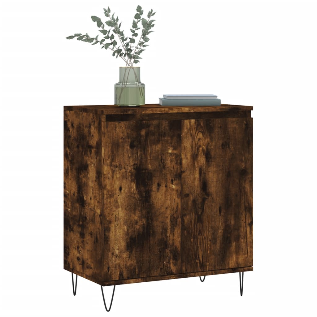 Buffet Chêne fumé 60x35x70 cm Bois d'ingénierie Buffets & bahuts vidaXL   