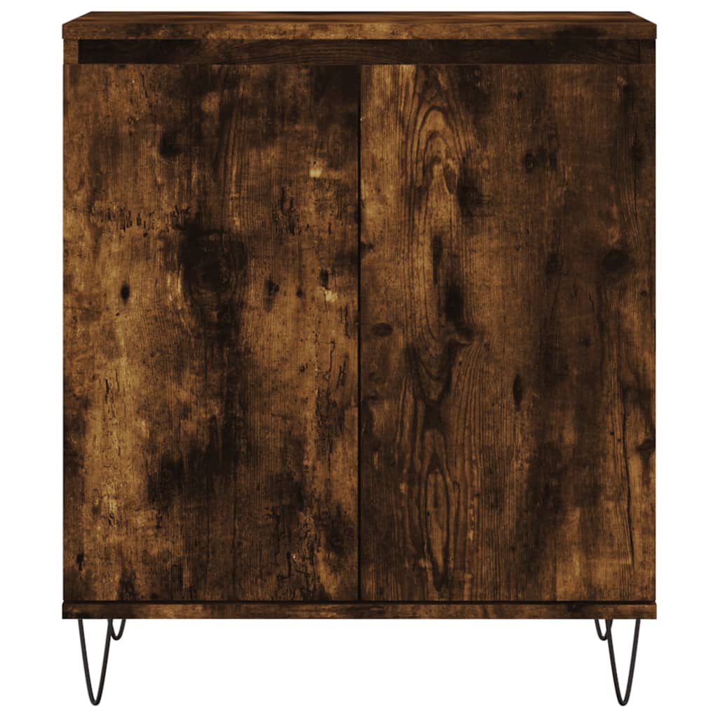 Buffet Chêne fumé 60x35x70 cm Bois d'ingénierie Buffets & bahuts vidaXL   