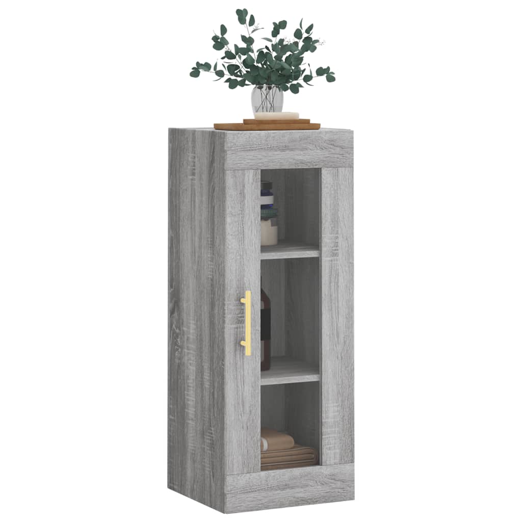 Armoire murale sonoma gris 34,5x34x90 cm Buffets & bahuts vidaXL   