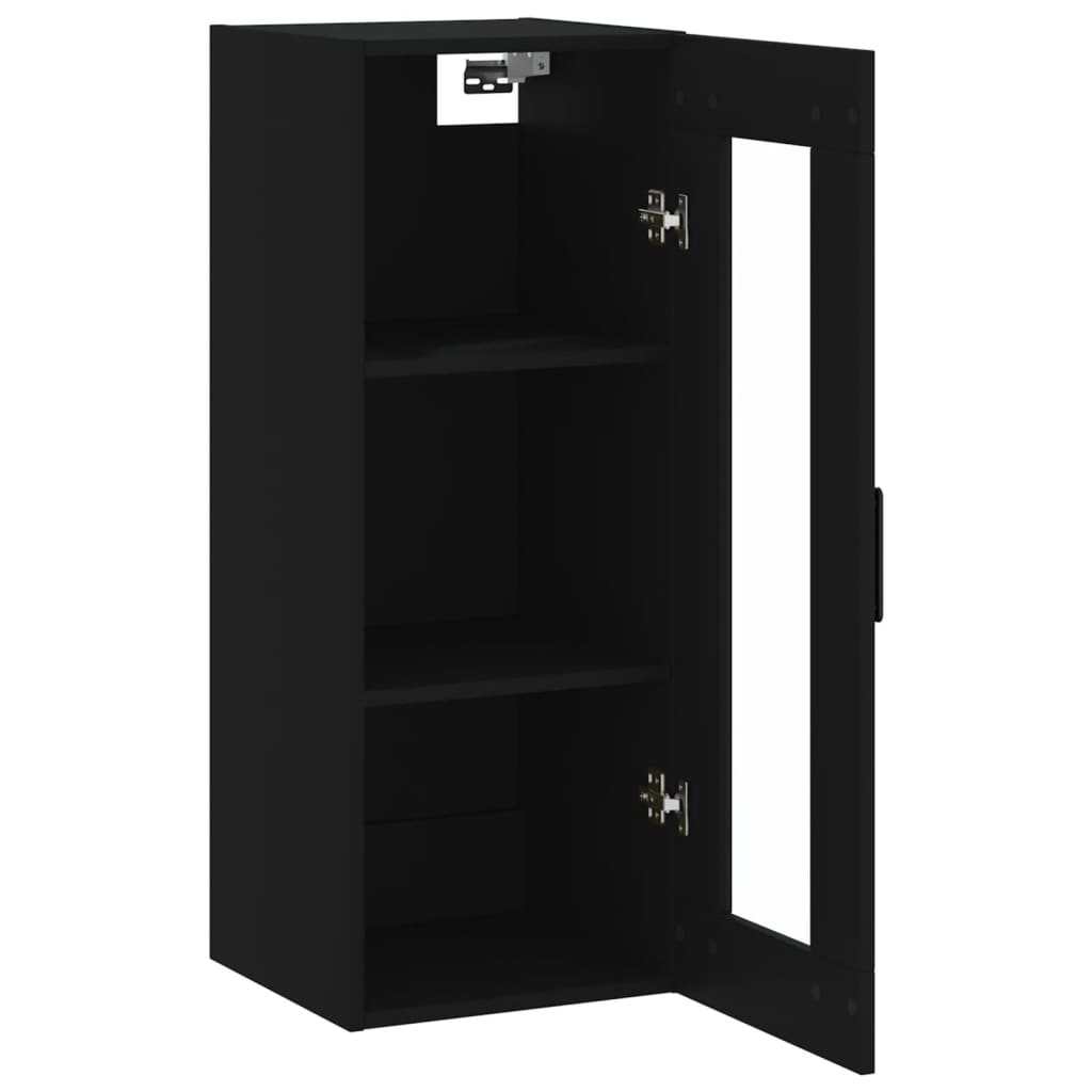 Armoire murale noir 34,5x34x90 cm Buffets & bahuts vidaXL   