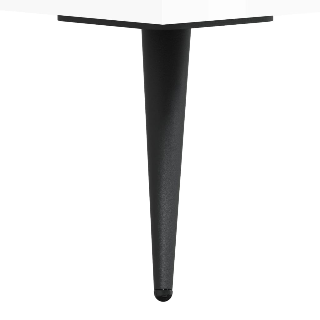 Table basse Blanc brillant 90x50x40 cm Bois d'ingénierie Tables basses vidaXL   