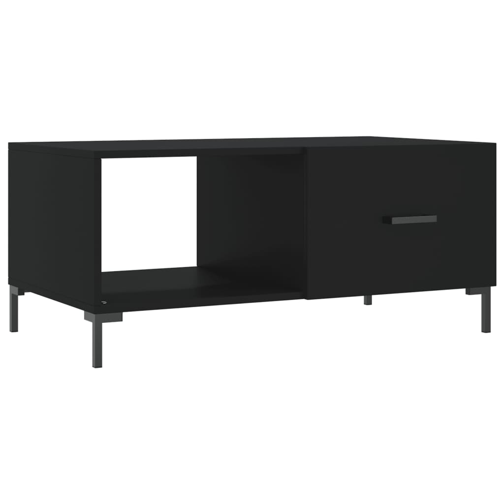 Table basse noir 90x50x40 cm bois d'ingénierie Tables basses vidaXL   