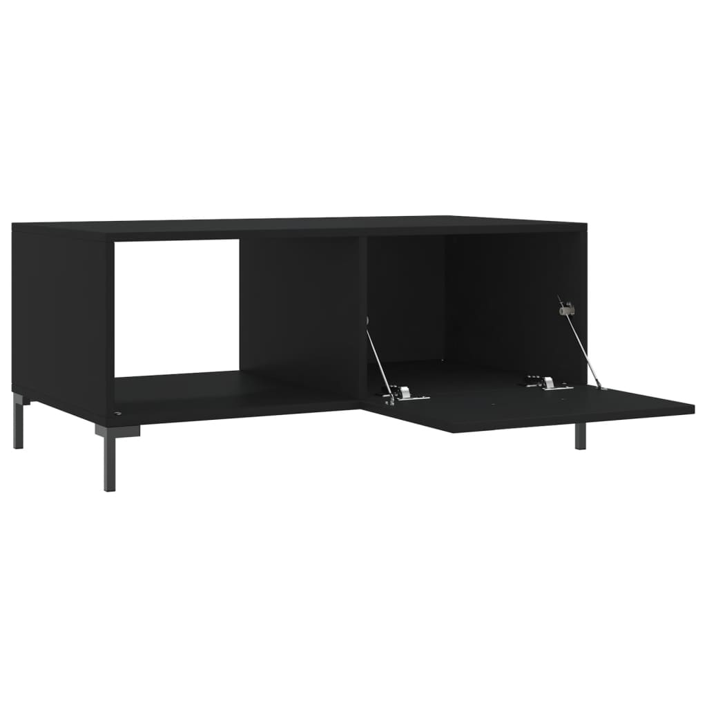 Table basse noir 90x50x40 cm bois d'ingénierie Tables basses vidaXL   