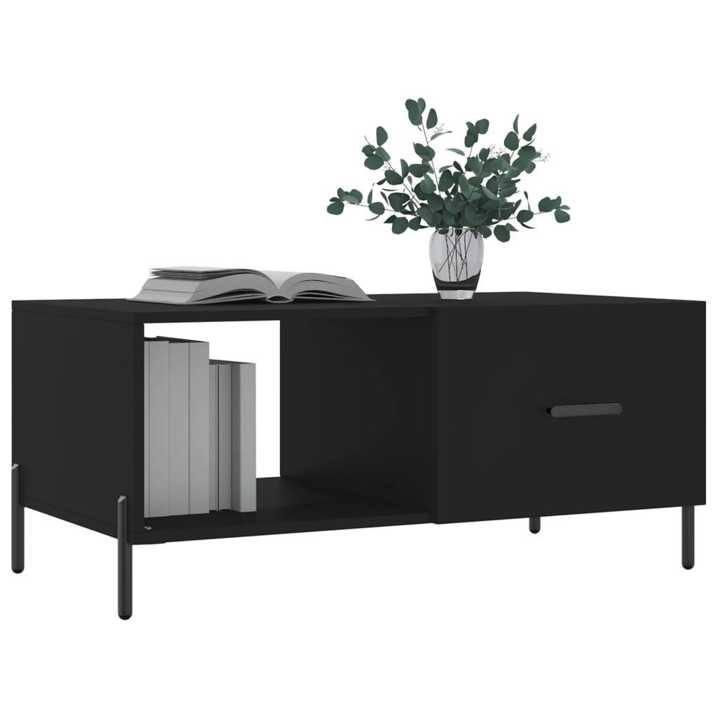 Table basse noir 90x50x40 cm bois d'ingénierie Tables basses vidaXL   