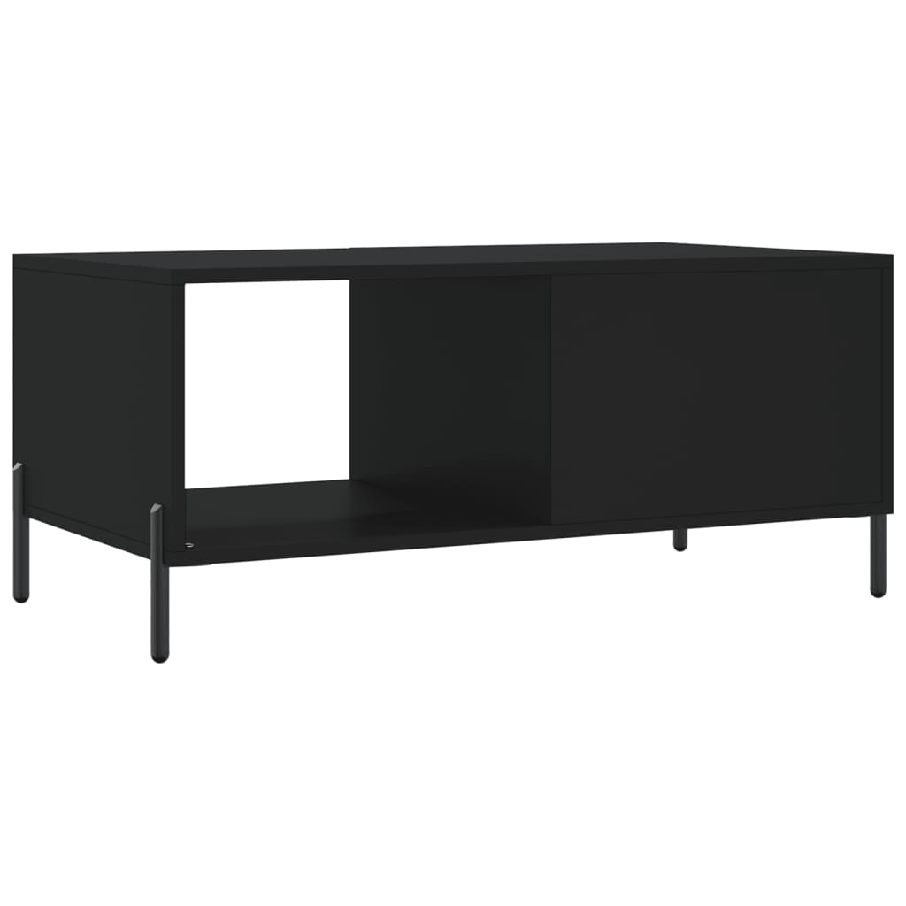 Table basse noir 90x50x40 cm bois d'ingénierie Tables basses vidaXL   