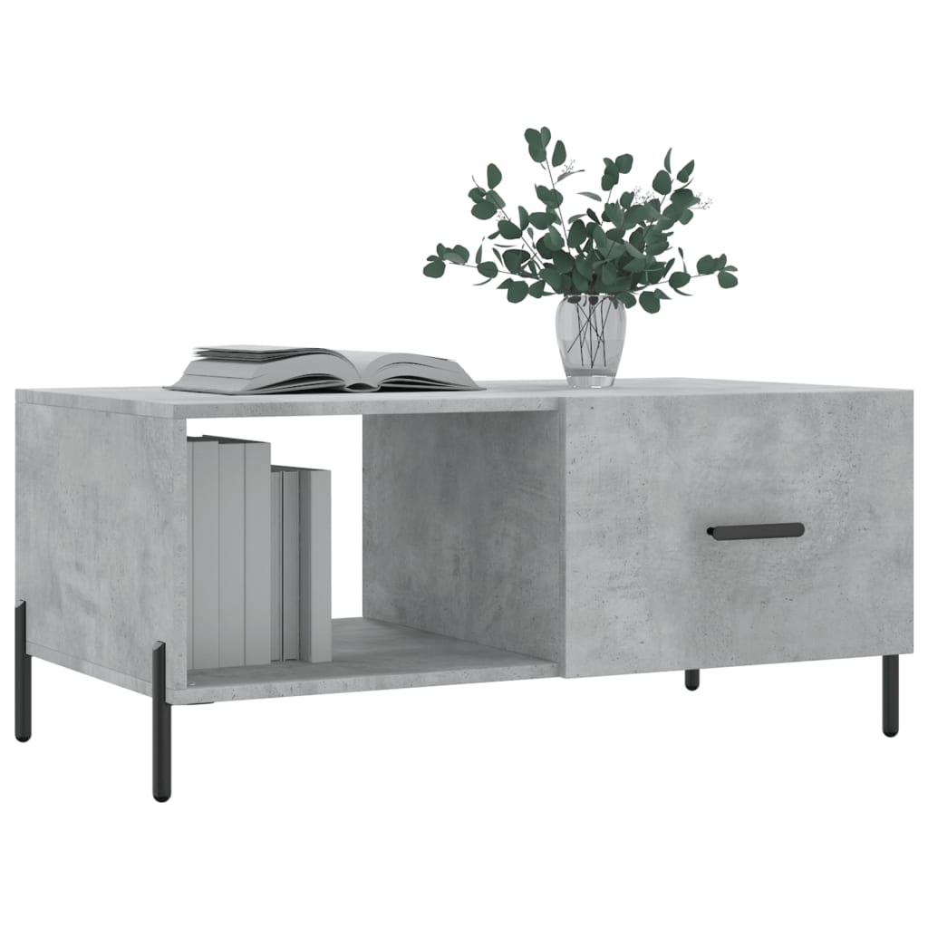 Table basse gris béton 90x50x40 cm bois d'ingénierie Tables basses vidaXL   