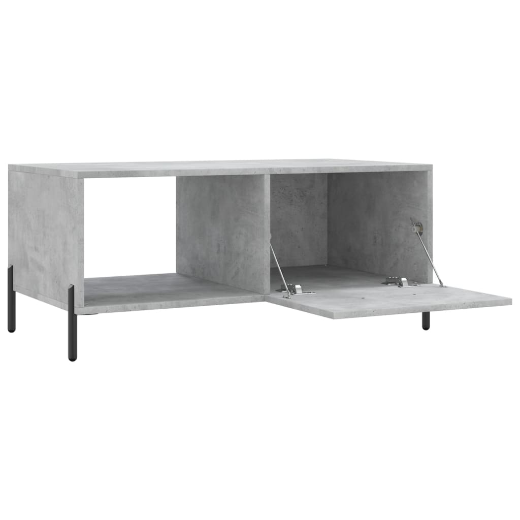 Table basse gris béton 90x50x40 cm bois d'ingénierie Tables basses vidaXL   