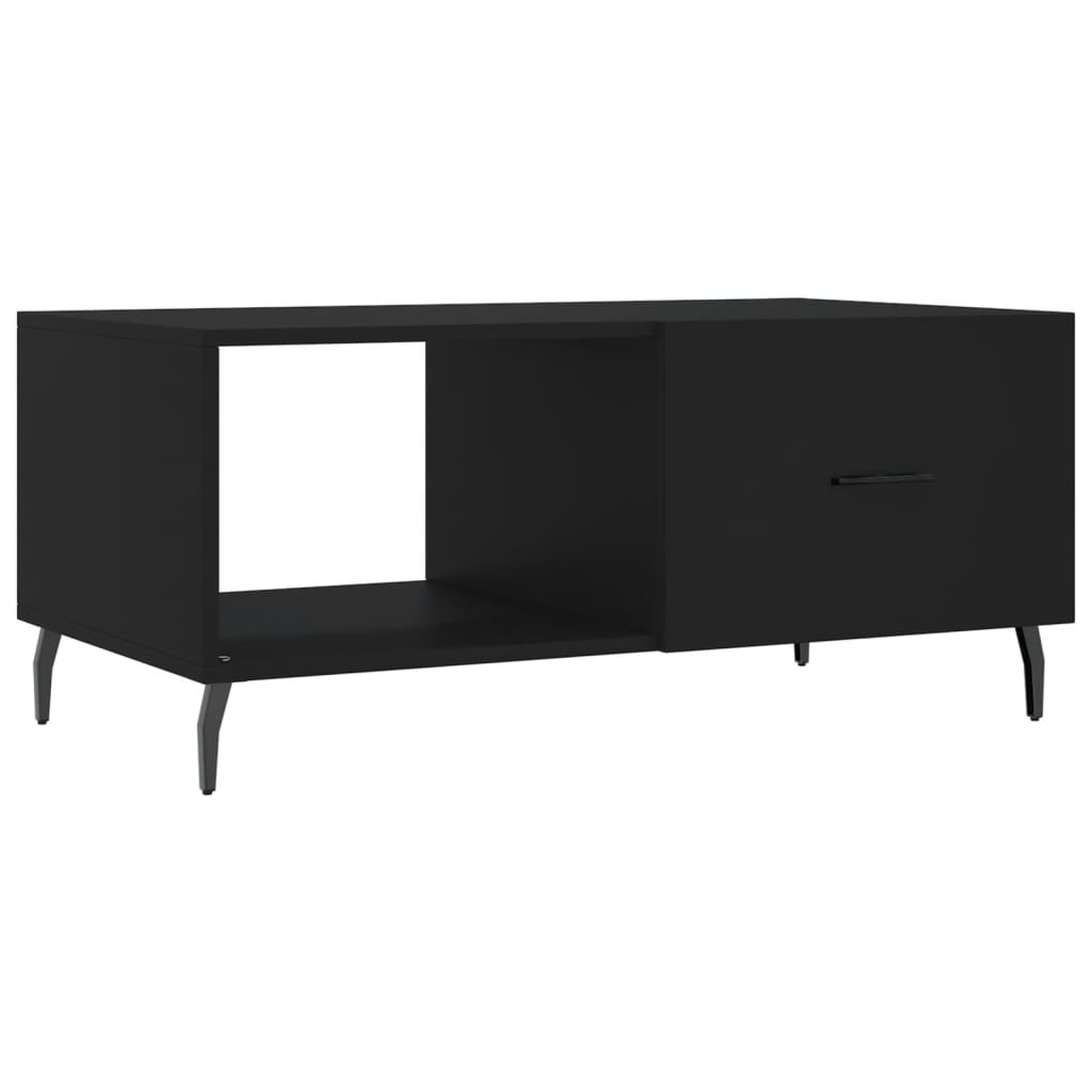 Table basse noir 90x50x40 cm bois d'ingénierie Tables basses vidaXL   