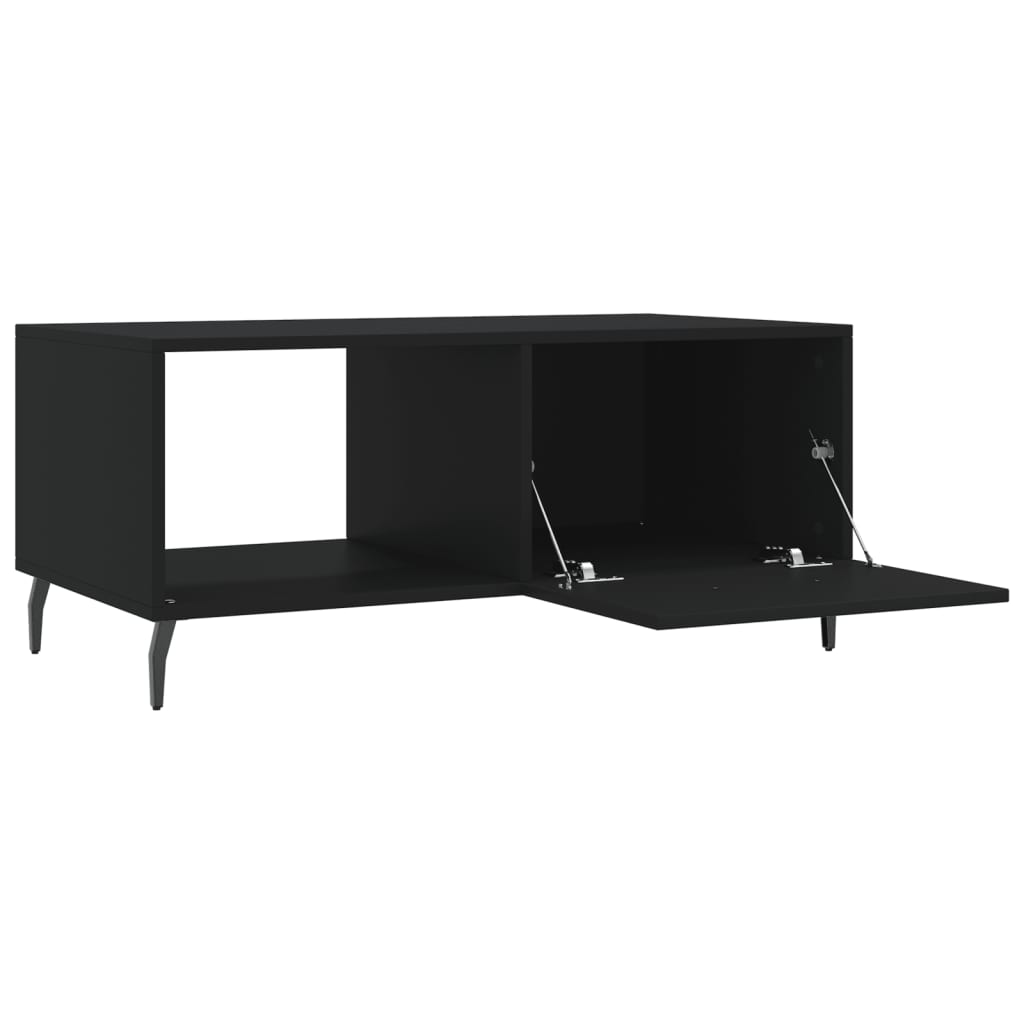 Table basse noir 90x50x40 cm bois d'ingénierie Tables basses vidaXL   