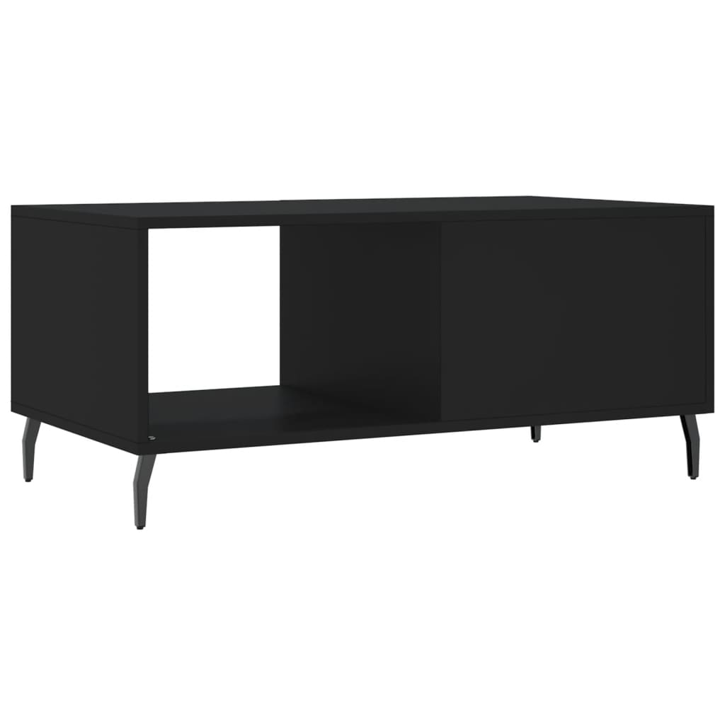 Table basse noir 90x50x40 cm bois d'ingénierie Tables basses vidaXL   