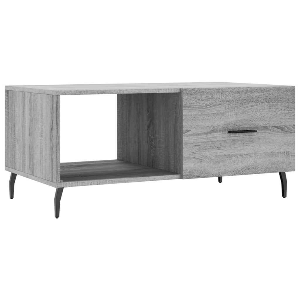 Table basse sonoma gris 90x50x40 cm bois d'ingénierie Tables basses vidaXL   