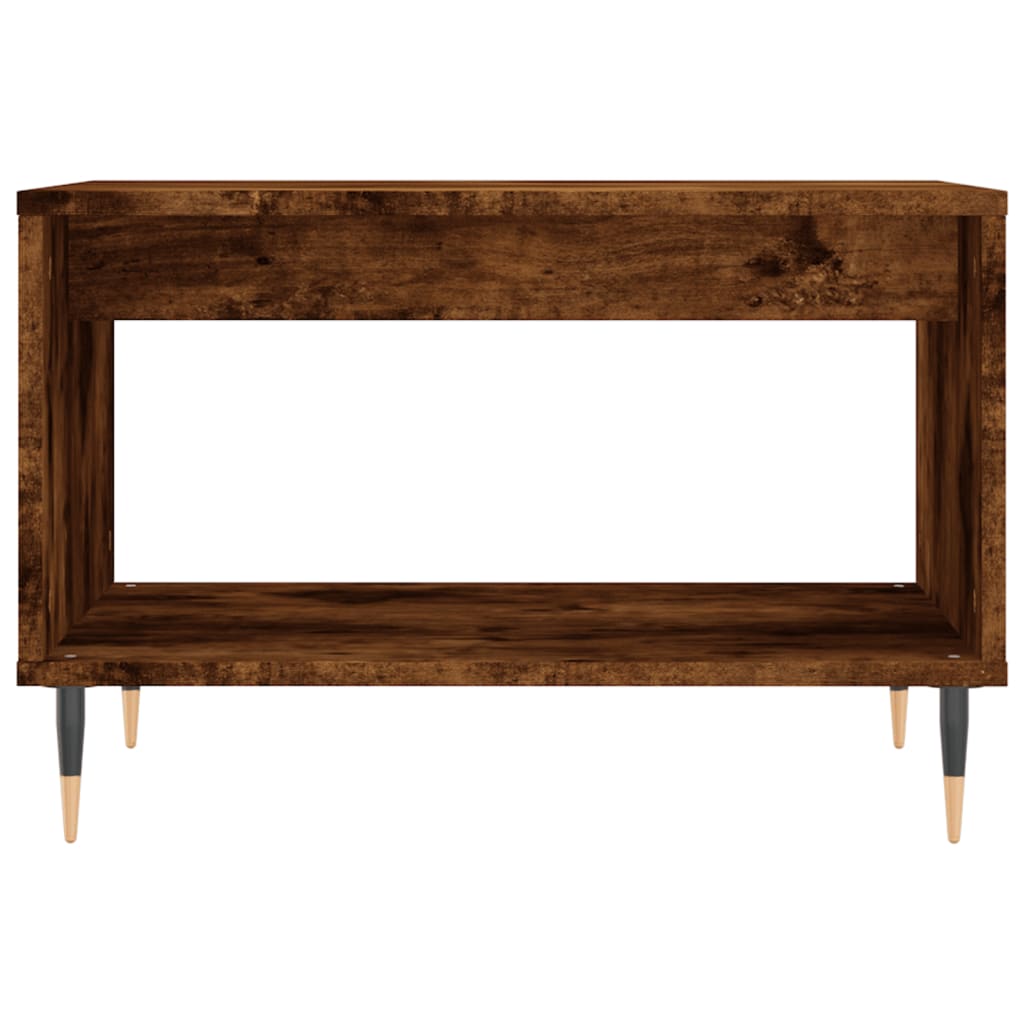 Table basse chêne marron 60x50x40 cm bois d'ingénierie Tables basses vidaXL   
