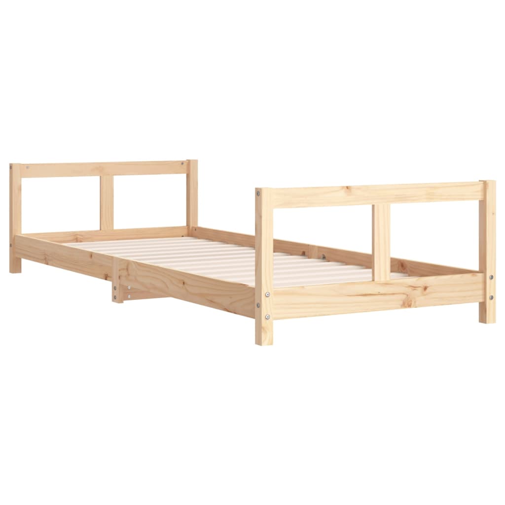Cadre de lit pour enfants 80x200 cm bois de pin massif Lits bébés et enfants vidaXL   