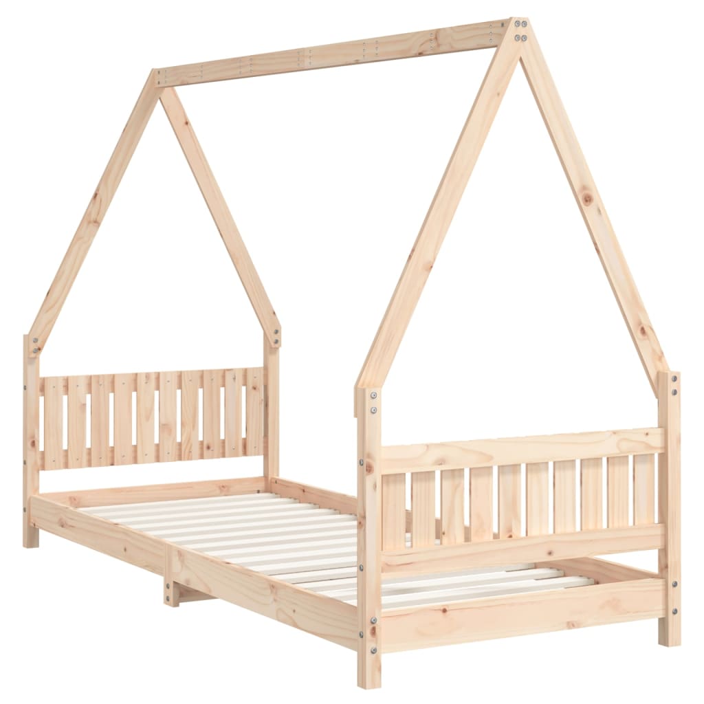 Cadre de lit pour enfants 80x200 cm bois de pin massif Lits bébés et enfants vidaXL   