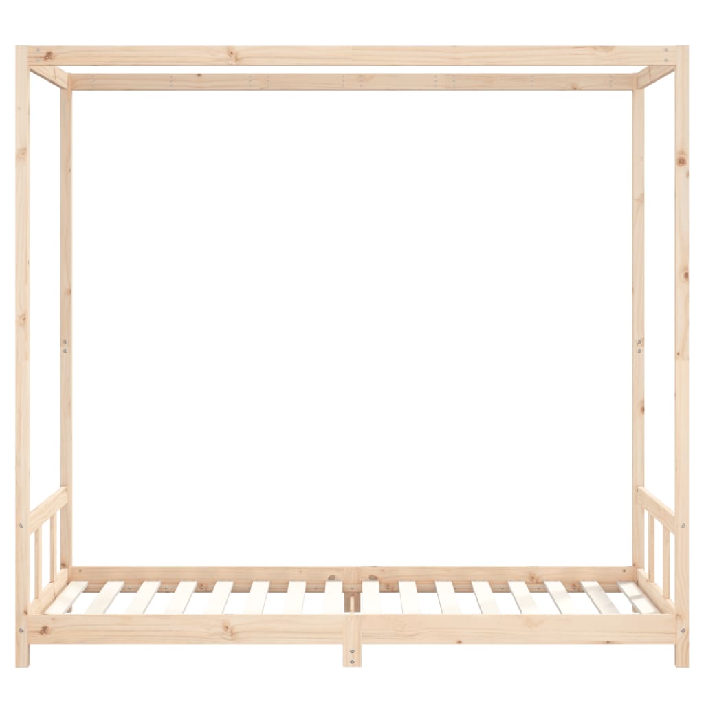 Cadre de lit pour enfants 90x200 cm bois de pin massif Lits bébés et enfants vidaXL   